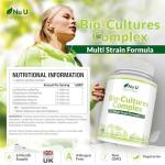 Nu U Nutrition Bio-Cultures Complex 180 Capsules