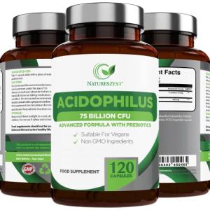 Nature's Zest High Strength Probiotics - 120 Capsules