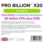 Lindens Pro Billion X20 - 60 Vegan Capsules