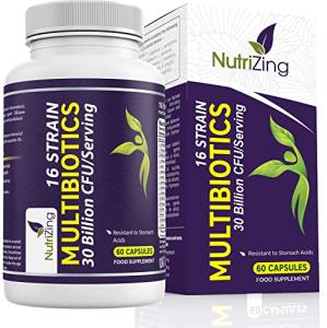 NutriZing Probiotics for Gut Health, 30 Billion CFU