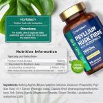 Psyllium Husk Capsules with Acidophilus - 90 Vegan