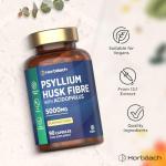 Psyllium Husk Capsules with Acidophilus - 90 Vegan