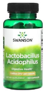 Swanson Lactobacillus Acidophilus Probiotic Capsules 100ct