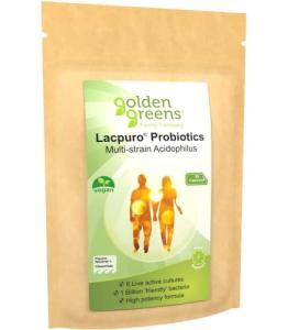 Golden Greens Probiotic Capsules with Acidophilus - 90 Count