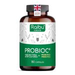 Raibu Vegan Probiotics for Gut Health - 180 Capsules