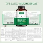 Raibu Vegan Probiotics for Gut Health - 180 Capsules