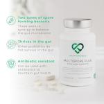 MultiSpore Plus Probiotics for Gut Health, 120 Capsules