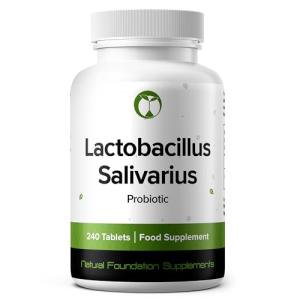 Lactobacillus Salivarius Probiotic 240 Tablets, Vegan