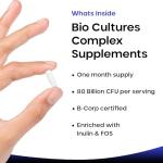 80 Billion CFU Probiotic and Prebiotic Supplement