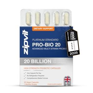 Zipvit 20 Billion CFU Vegan Probiotics for Gut Health