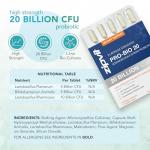 Zipvit 20 Billion CFU Vegan Probiotics for Gut Health