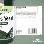 Natures Aid Brewers Yeast 300mg - Vegan B-Vitamins