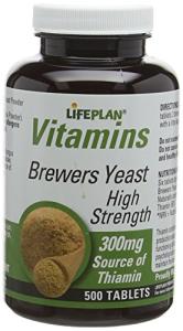 Lifeplan High Strength Brewers Yeast 300mg - 500 Tablets