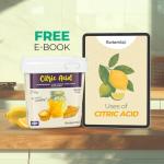 Nortembio Organic Food-Grade Citric Acid Powder 1.02 kg