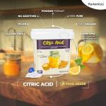 Nortembio Organic Food-Grade Citric Acid Powder 1.02 kg