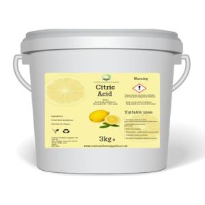Citric Acid Food Grade, 3 kg Bucket for Versatile Use