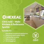 Hexeal 5kg Food Grade Citric Acid Bucket
