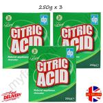 Citric Acid Descaler - 250g Pack of 3