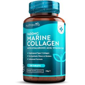 Marine Collagen Tablets with Hyaluronic Acid 1400mg