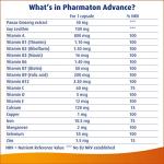 Pharmaton Advance Multivitamin & Mineral Capsules, 30 Count