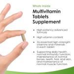 High Strength Vegan Multivitamin Tablets for All