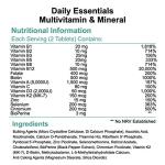 Daily Essentials Multivitamin & Mineral - 120 Tablets