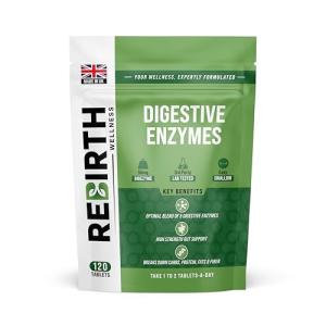 Digestive Enzyme Supplements for Gut Health - 120 Tablets