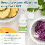 Fast Action Vegan Digestive Enzymes with Betaine HCl