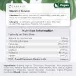 Digestive Enzymes with Betaine Hydrochloride - 120 Tablets