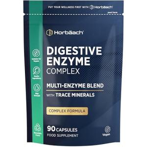 Digestive Enzymes with Essential Trace Minerals - 90 Capsules