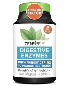Zenwise Probiotic Digestive Enzymes - 45 Count