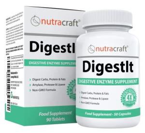 DigestIt Digestive Enzymes for Energy & Comfort