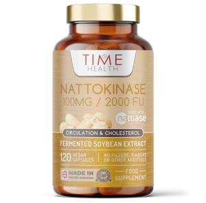 Nattokinase 120 Capsules - Natural Soybean Enzyme