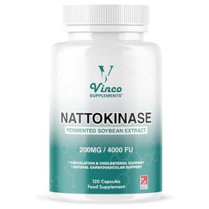 Vinco Nattokinase 4000 FU Heart Support Capsules