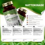 Ezyleaf Nattokinase 100mg - 120 Vegan Capsules