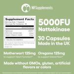 Nattokinase Arterial Support with Oregano & Motherwort