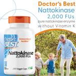 Doctor's Best Nattokinase 2000 FU Vegan Capsules