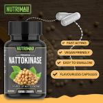 Nutrimali Nattokinase 2000-4000 FU | 90 Vegan Capsules