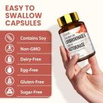 Lumbrokinase Capsules for Circulation Support, 60 Count