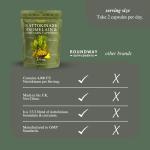 Nattokinase Bromelain Curcumin Detox Capsules - 60 Vegan
