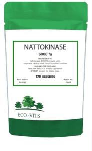ECO-VITS Nattokinase 6000FU 120 Capsules