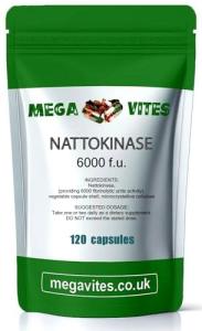 Nattokinase 6000 FU Capsules - 120 Count