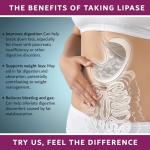 Lipase DR 50mg | Gut Health Enzyme Supplement