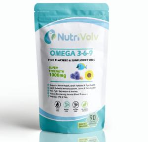 Nutrivolv Omega 3-6-9 Fish Oil Softgels