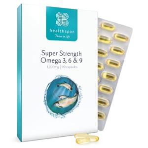 Super Strength Omega 3, 6 & 9 - 1,200mg Capsules