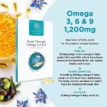 Super Strength Omega 3, 6 & 9 - 1,200mg Capsules