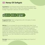 Hemp Seed Oil Softgels with Vitamin E – 180 Count
