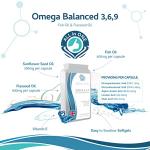Omega 3, 6 & 9 Fish & Flaxseed Oil 1000mg