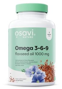 Osavi Omega 3-6-9 Flaxseed Oil Softgels 1000 mg
