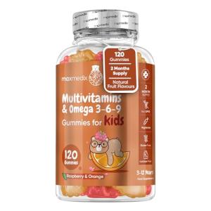 Kids' Chewable Multivitamins – Raspberry & Orange Gummies